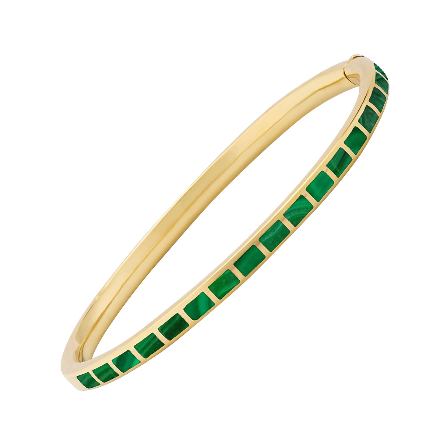 Dash Rectangle Gold Vermeil Sterling Bangle Bracelet