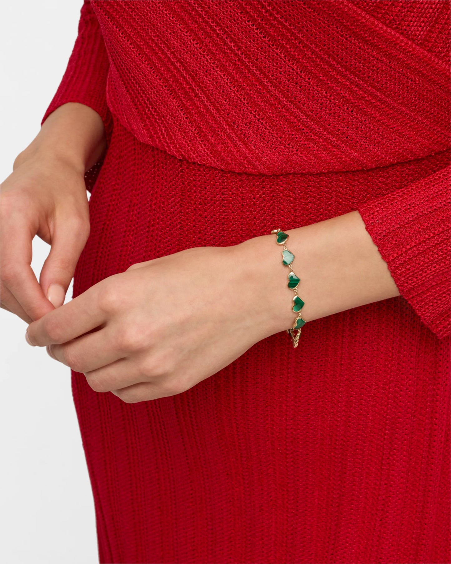 Love x10 Heart Vermeil Bracelet