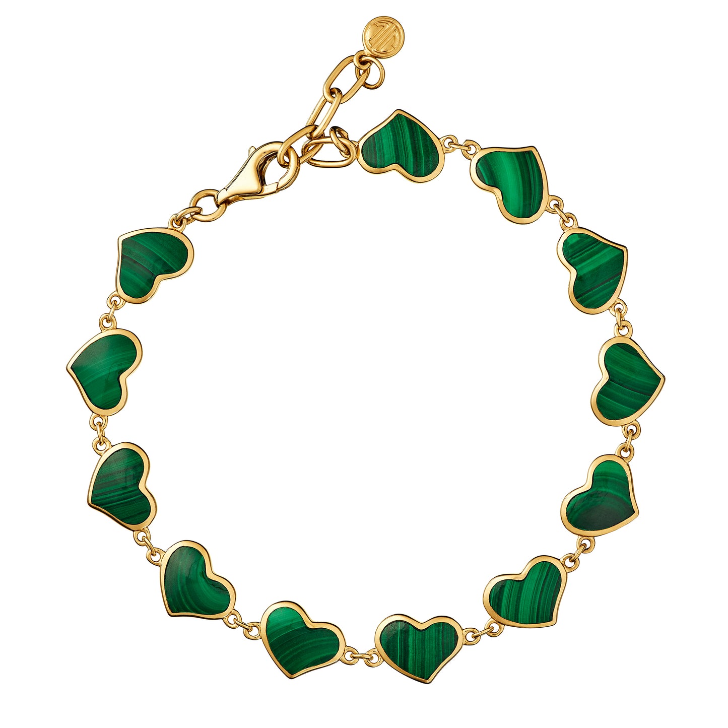 Love x10 Heart Vermeil Bracelet
