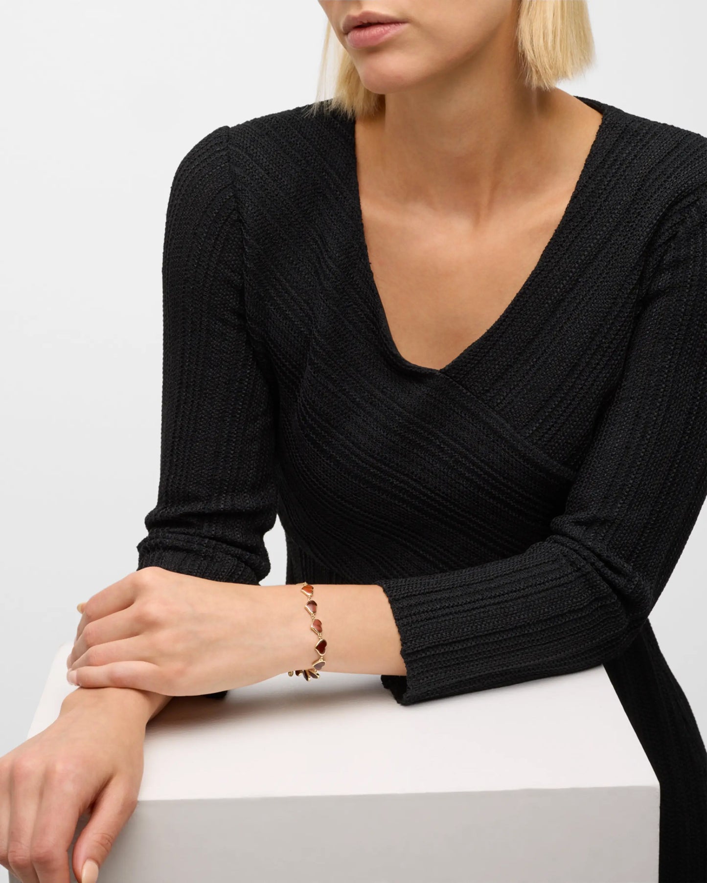 Love x10 Heart Vermeil Bracelet