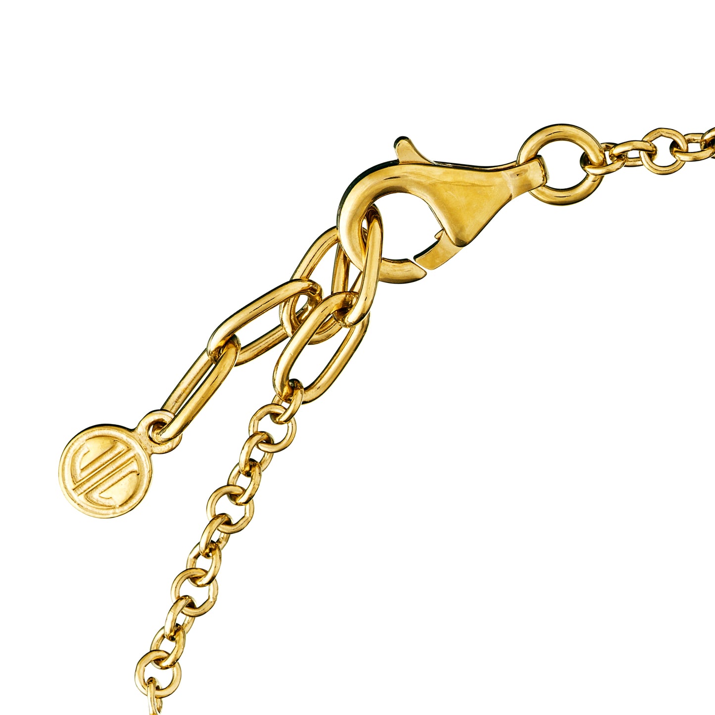 Five Station Gemstone Heart Sterling Silver Bracelet with 18K Gold Vermeil