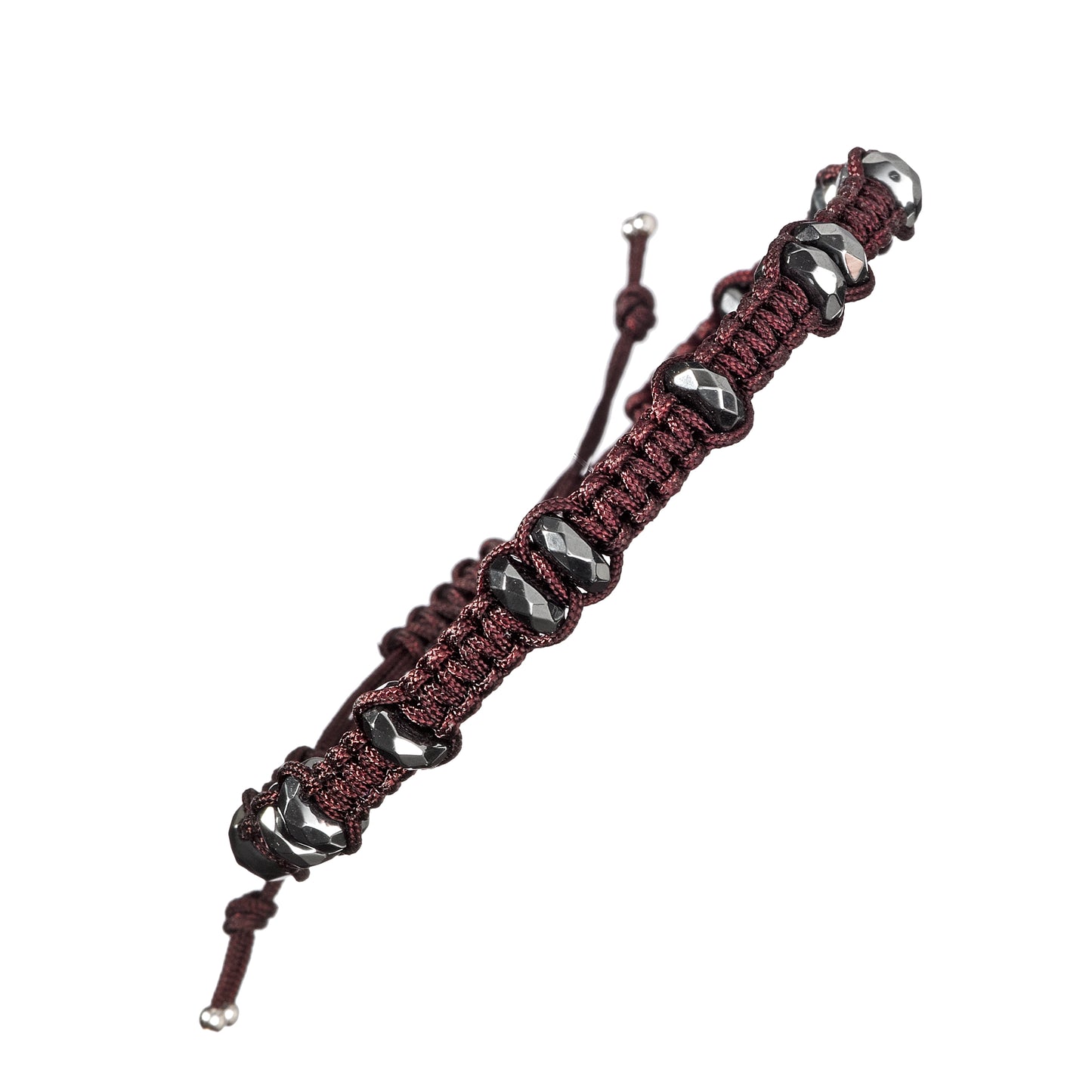 Hematite Pull Cord Bracelet