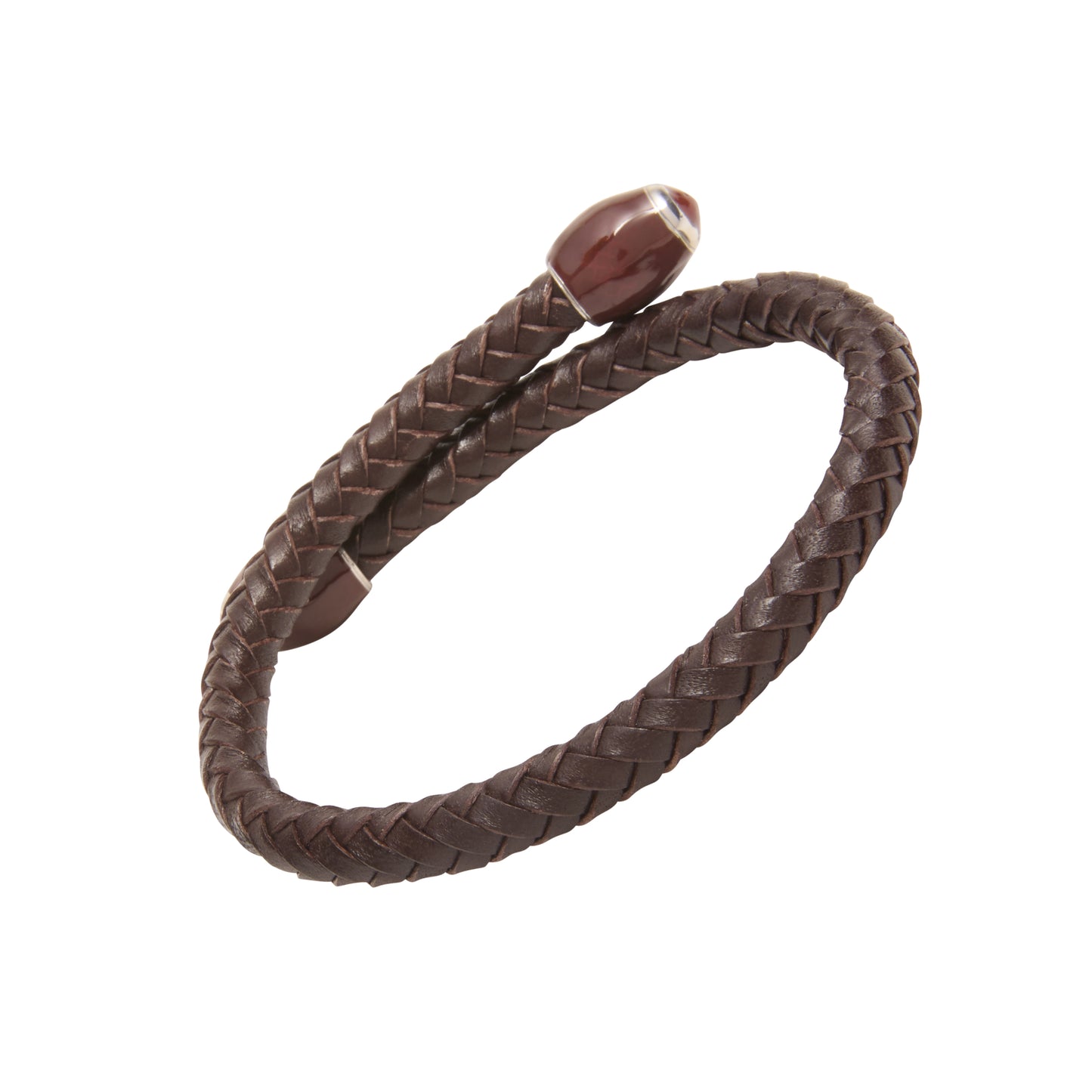 Football Braided Leather Spring Bracelet
