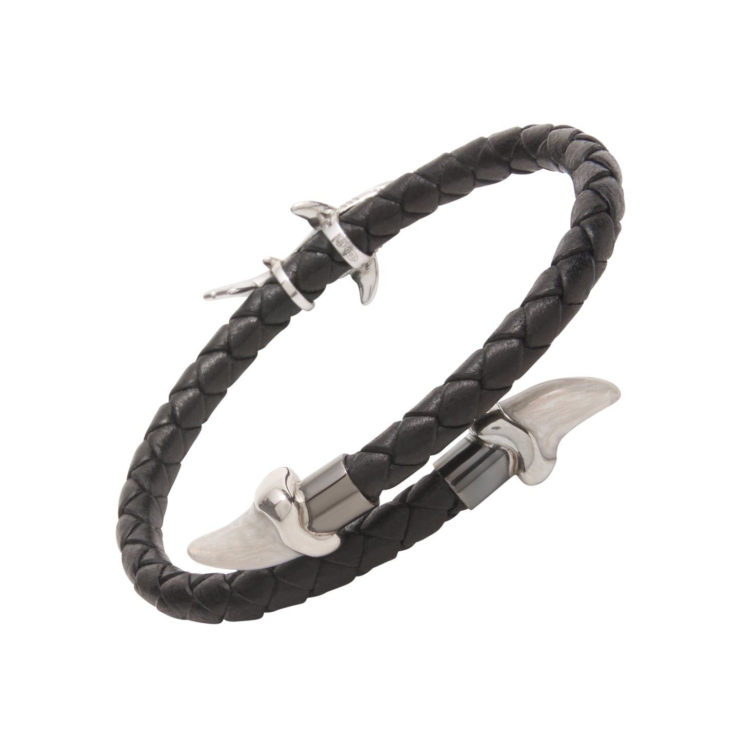 Enamel Shark Sterling Spring Bracelet