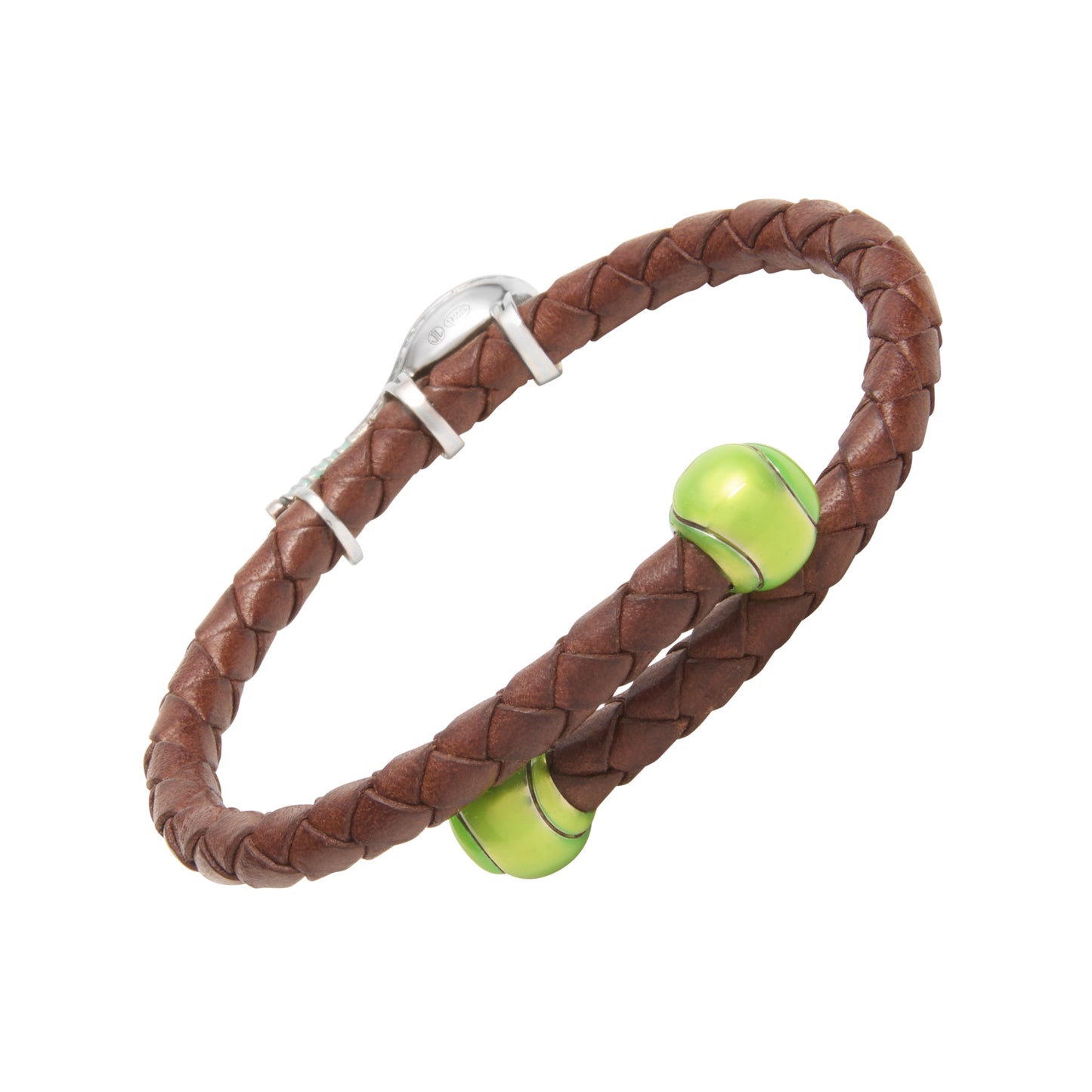 Enamel Tennis Sterling Spring Bracelet