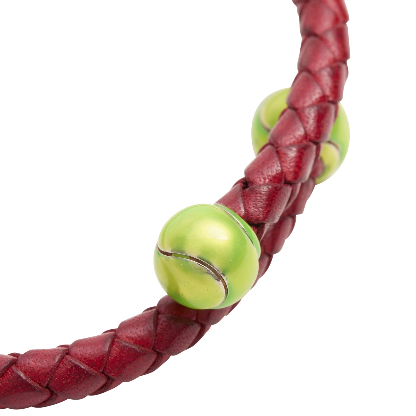 Enamel Tennis Sterling Spring Bracelet