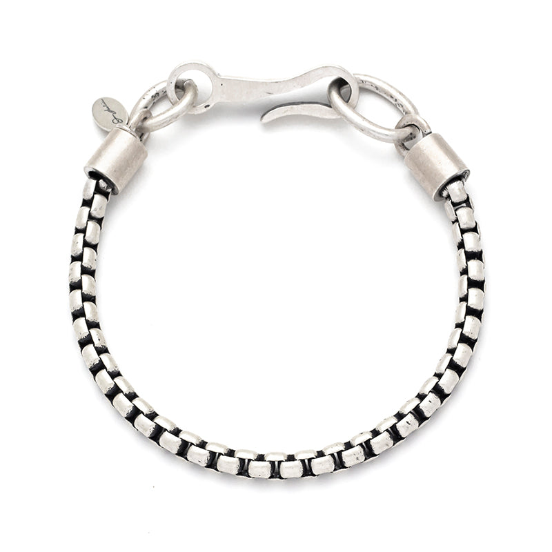 Sterling Box Chain Bracelet