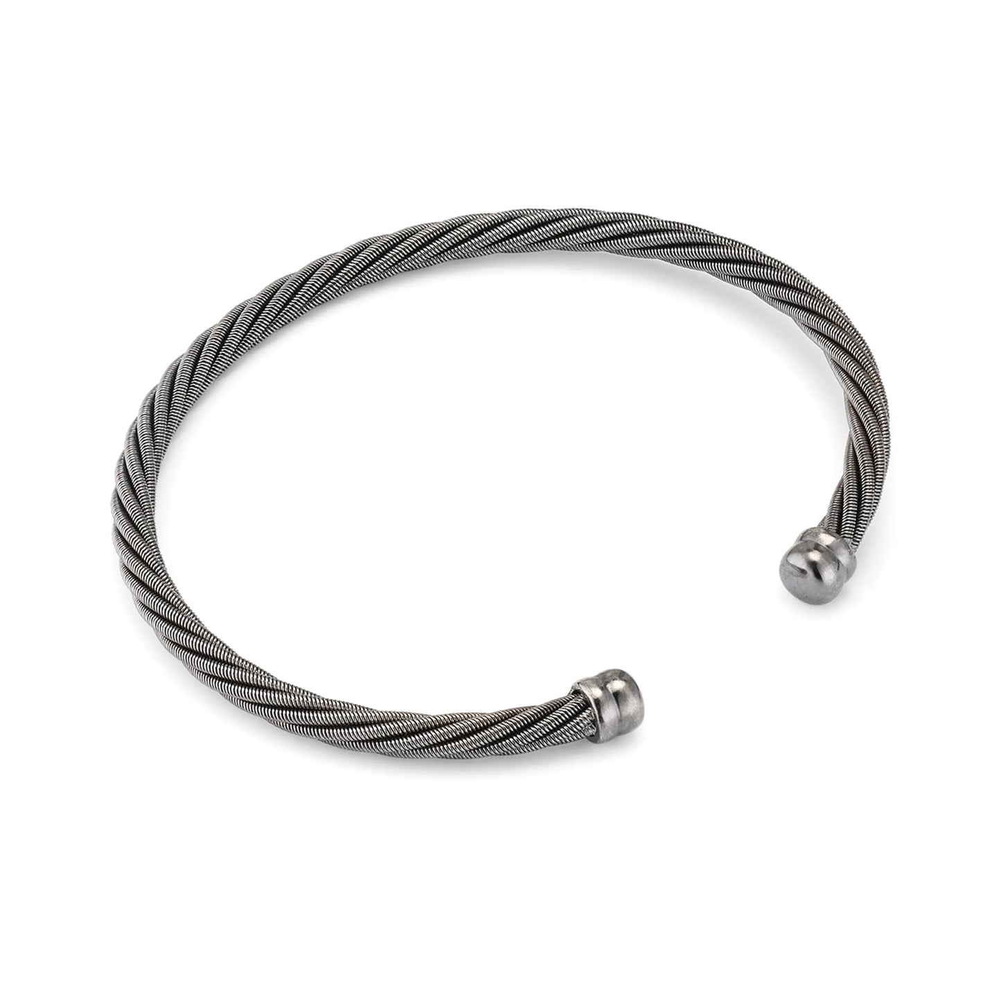 Twisted Sterling Cable Cuff