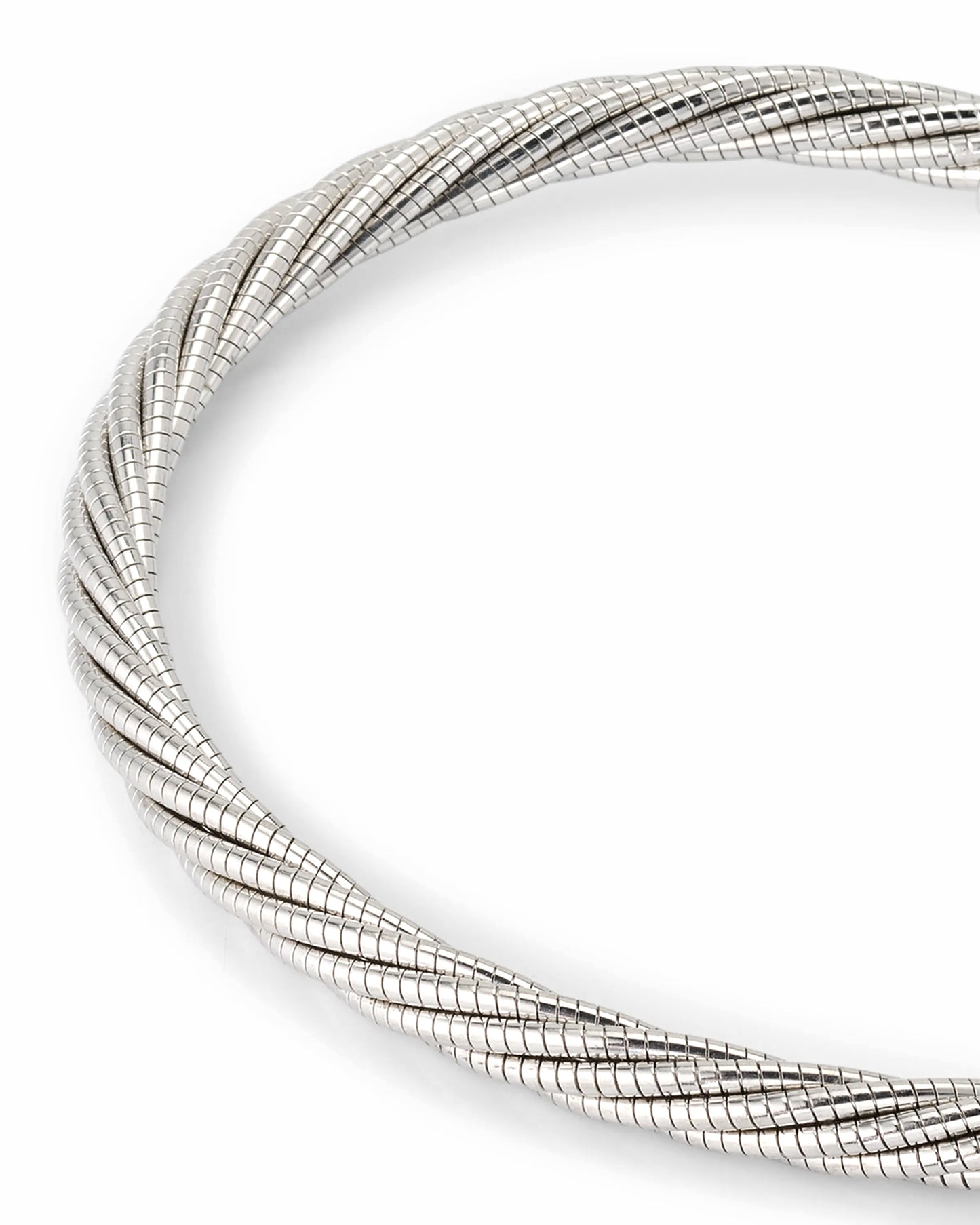 Twisted Sterling Cable Cuff