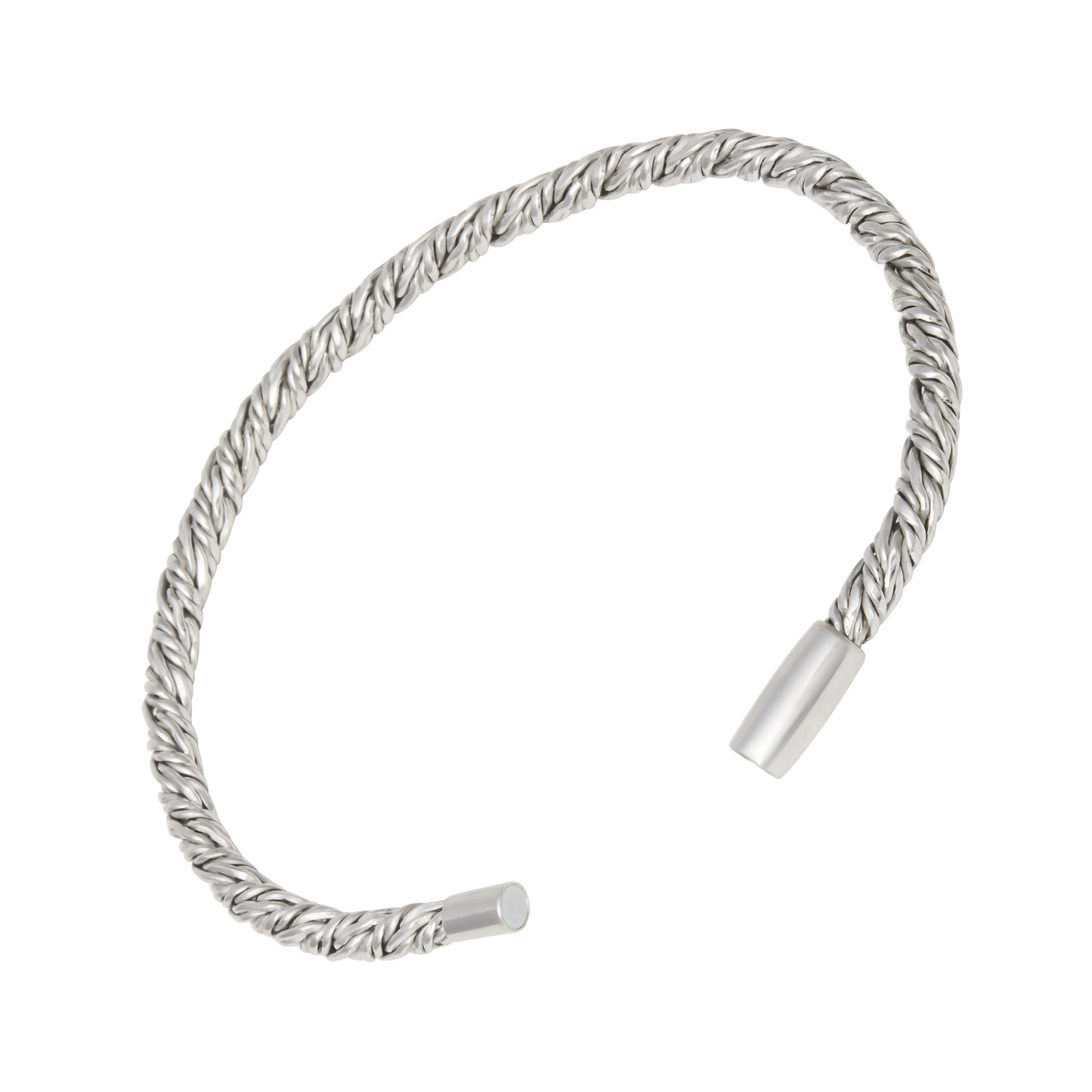 Magnetic Rope Sterling Bracelets