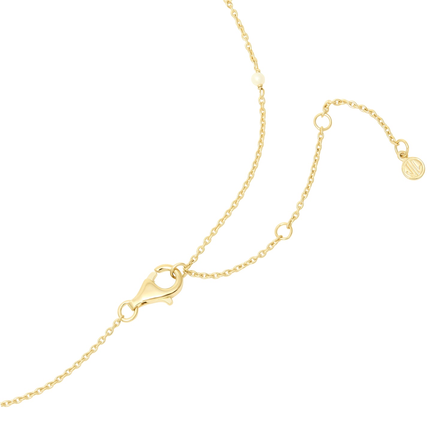 Heart Malachite Gemstone Five Station Gold Vermeil Sterling Necklace
