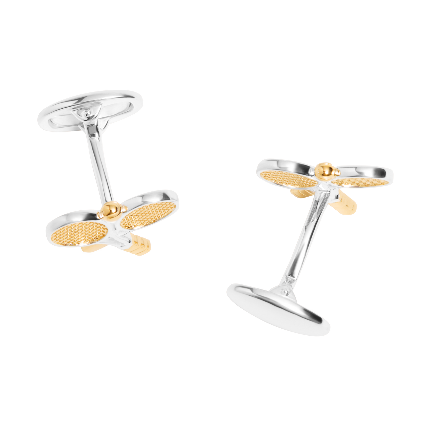 Racquet and Ball Cufflinks
