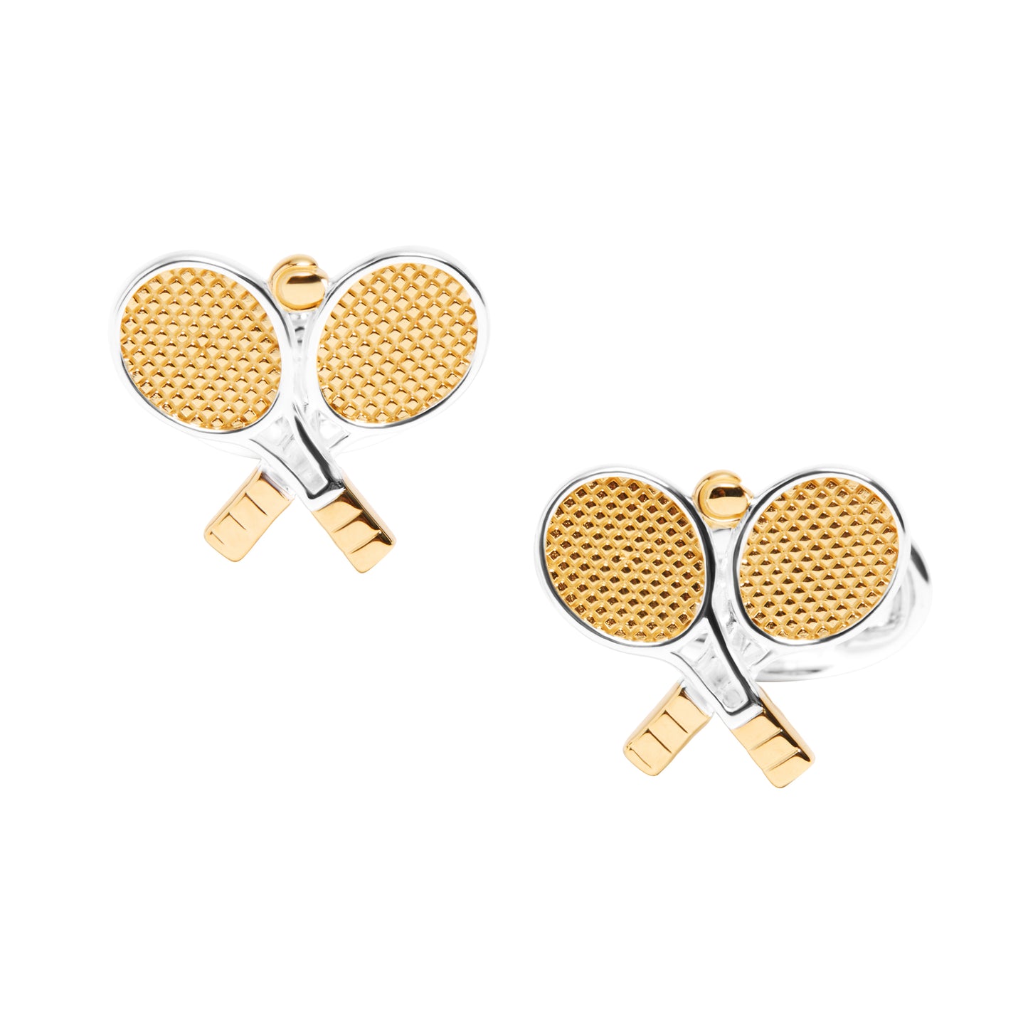 Racquet and Ball Cufflinks