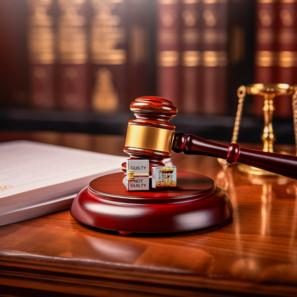 Guilty or Not Guilty Moving Spinner Sterling Cufflinks