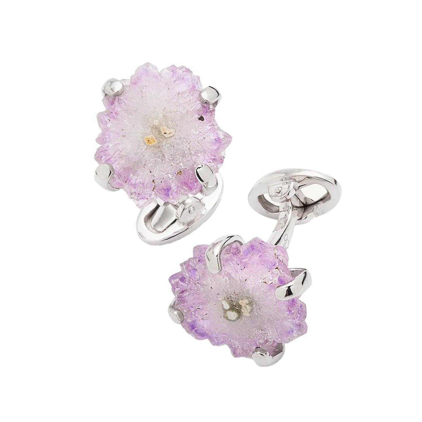 Stalactite Amethyst Sterling Cufflinks