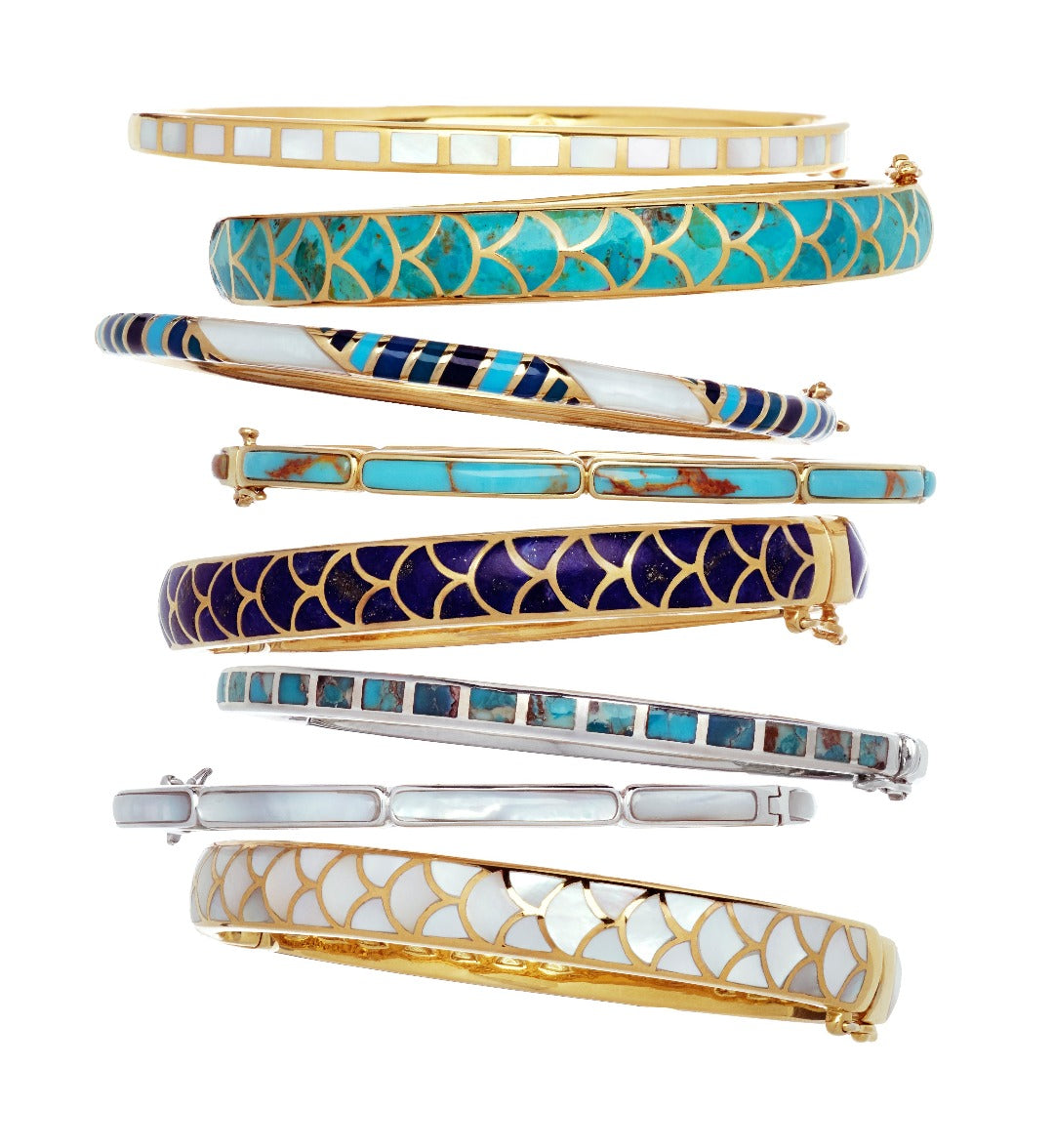 Dash Gold Vermeil Sterling Bangle