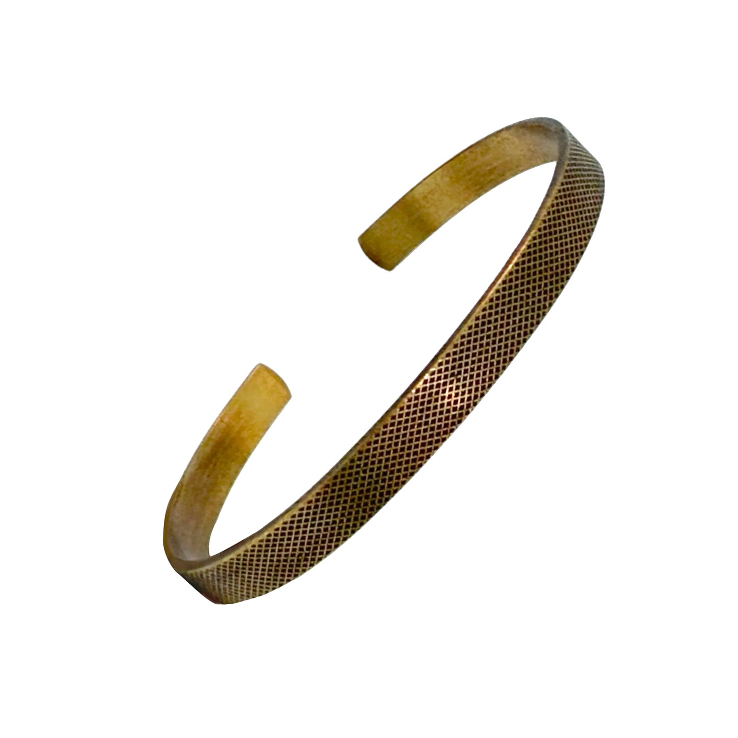 Etched Mesh Pattern Adjustable Sterling Silver Cuff Bracelet I Jan Leslie Cufflinks and Accessories.