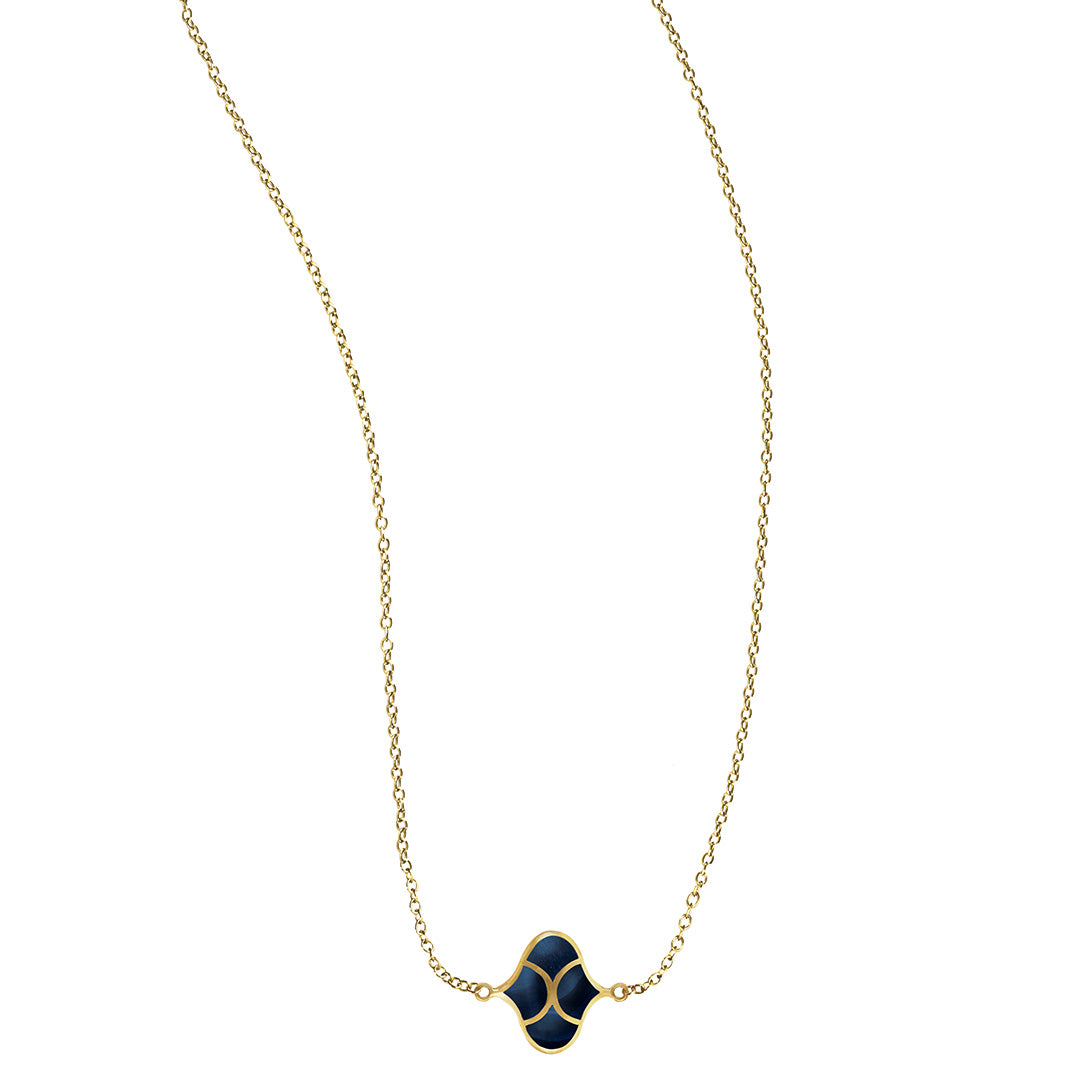 Koi Mother of Pearl Sterling Pendant Necklace