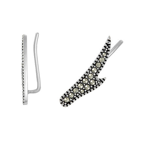 Seagrass Stud Earrings: The Stardust Pav̩ Jewelry Collection by Jan Leslie