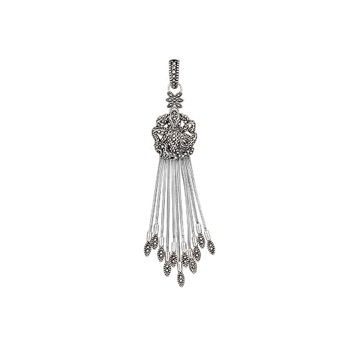 Stardust Octopus Pave' Sterling Necklace