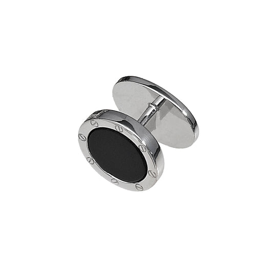 Onyx or White Mother of Pearl Rivet Single Tuxedo Stud