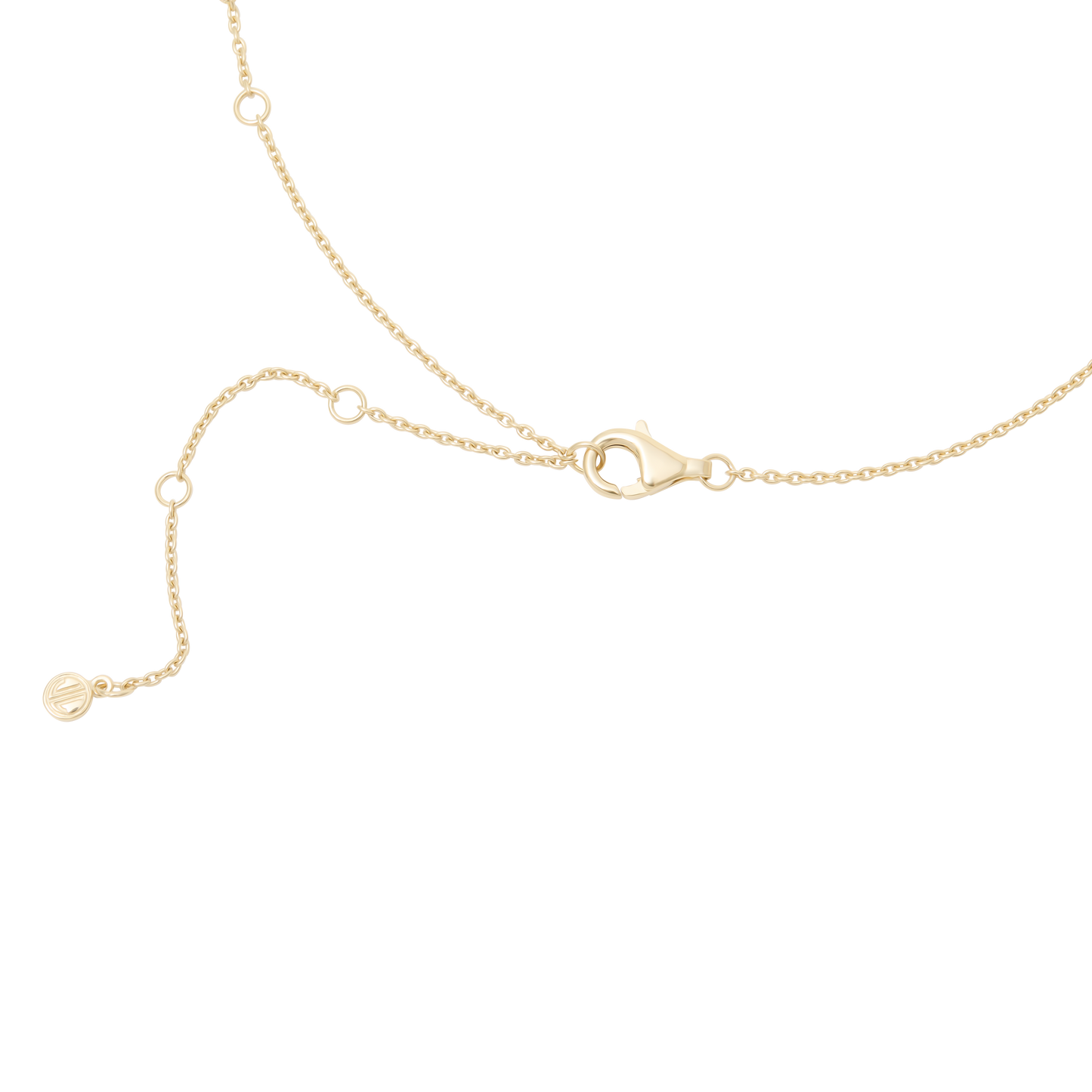 Sterling Teardrop Five Station Necklace with Gold Vermeil