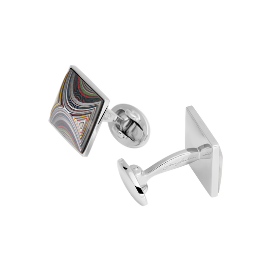 Corvette Fordite Sterling Cufflinks