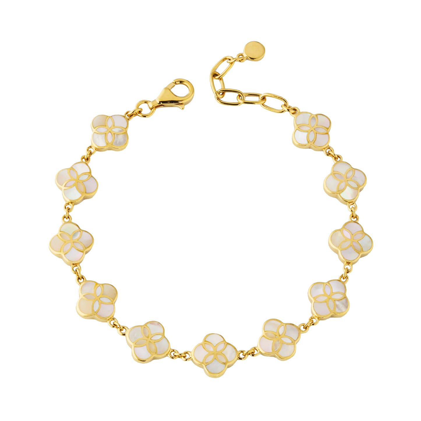 All Over Petal Sterling Bracelet
