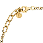 Dash Rectangle Gemstone Gold Vermeil Sterling Link Bracelet