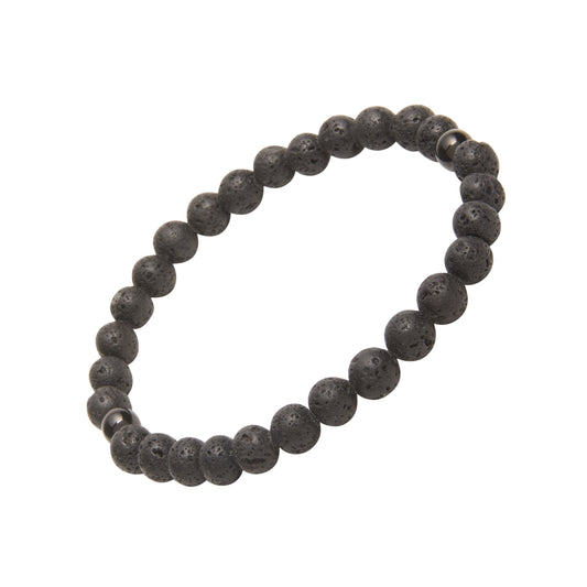 Lava Bead Stretch Bracelet