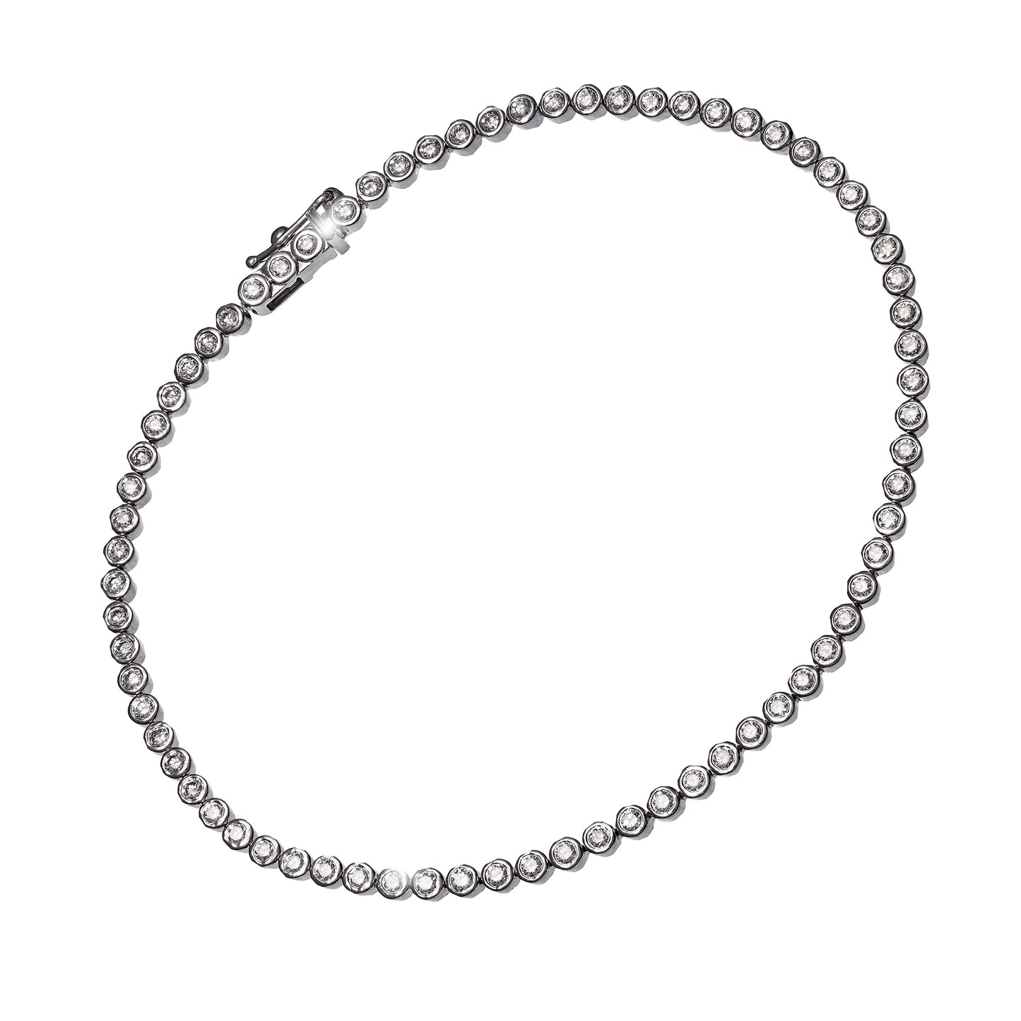 Diamond, Leather and Pearl Bracelet Stack