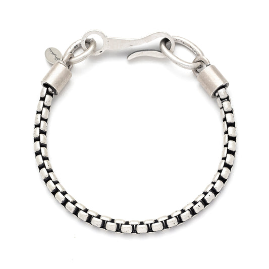 Sterling Box Chain Bracelet