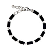 Dash-11 Gemstone Sterling Bracelet