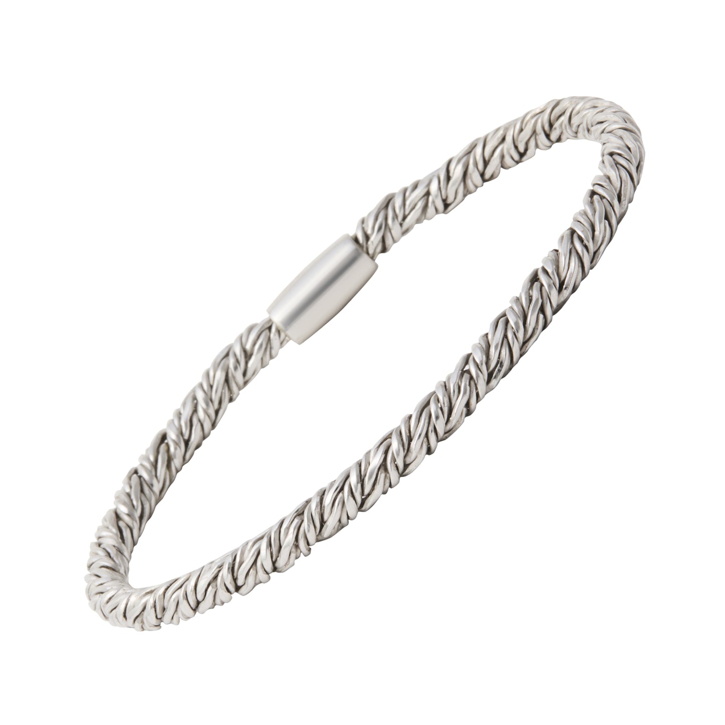 Magnetic Rope Sterling Bracelets