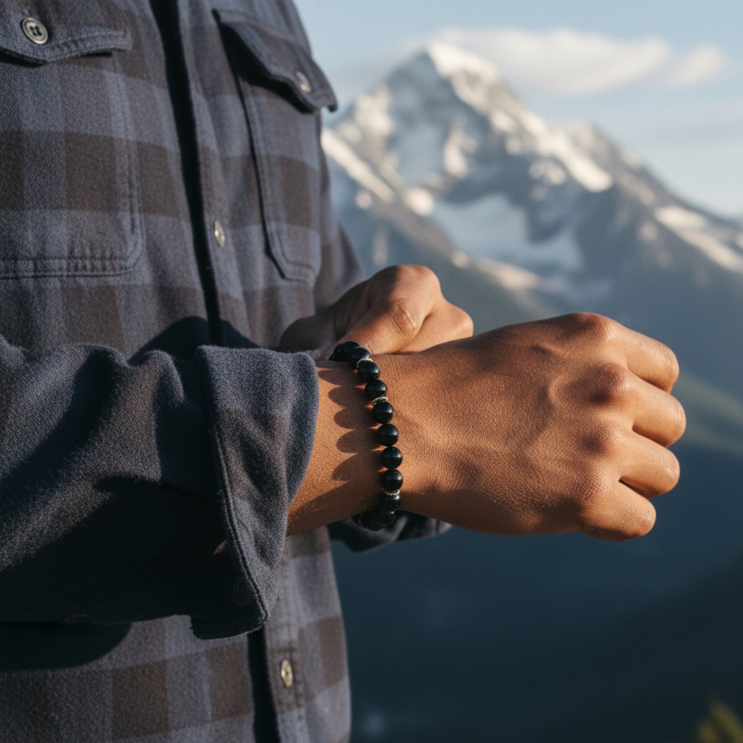 Spring Fit Gemstones 8mm Bracelet
