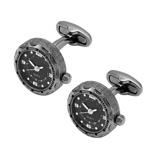 Steel Watch Cufflinks