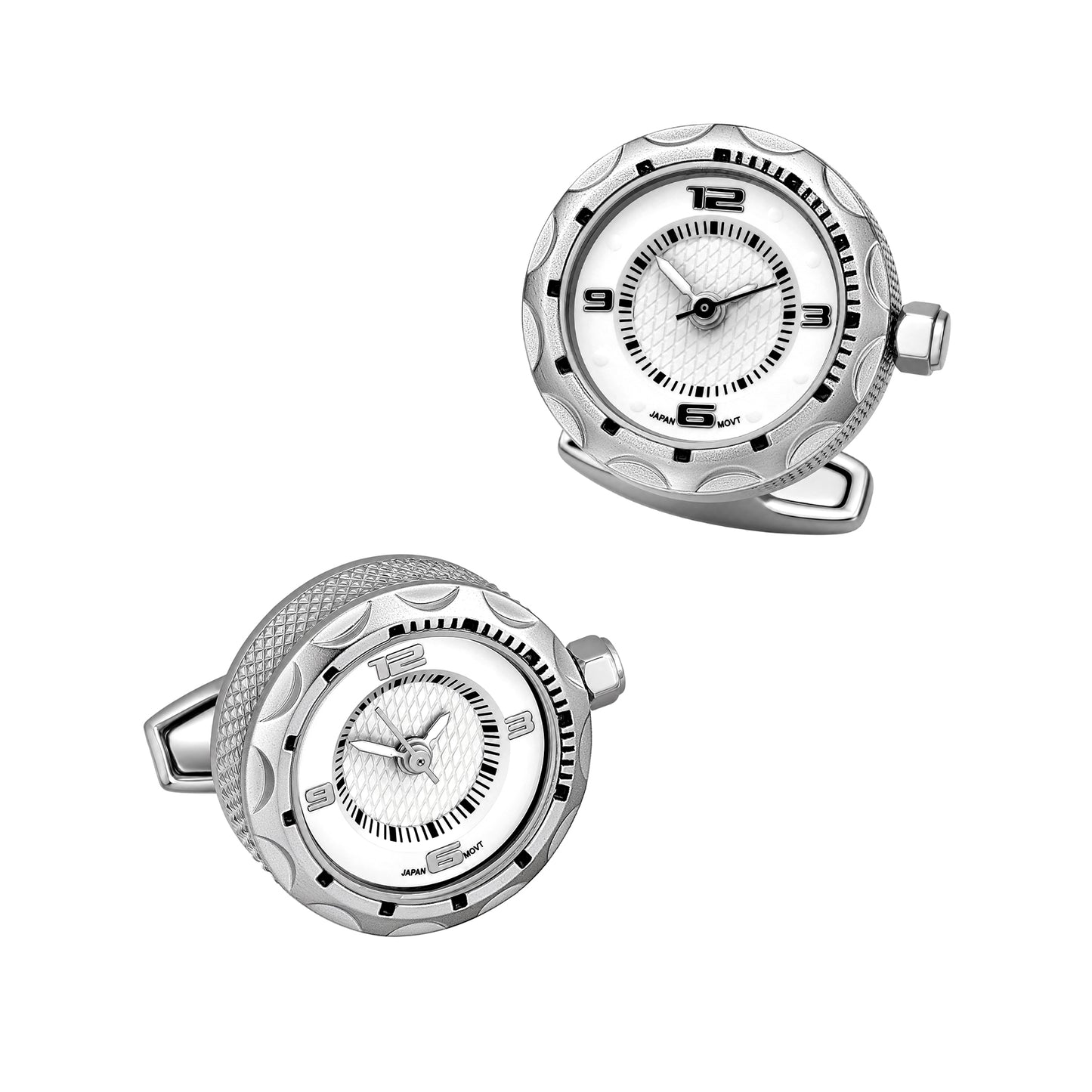 Steel Watch Cufflinks