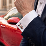 Grand Racing Vintage 1970’s Cufflinks and Tuxedo Studs