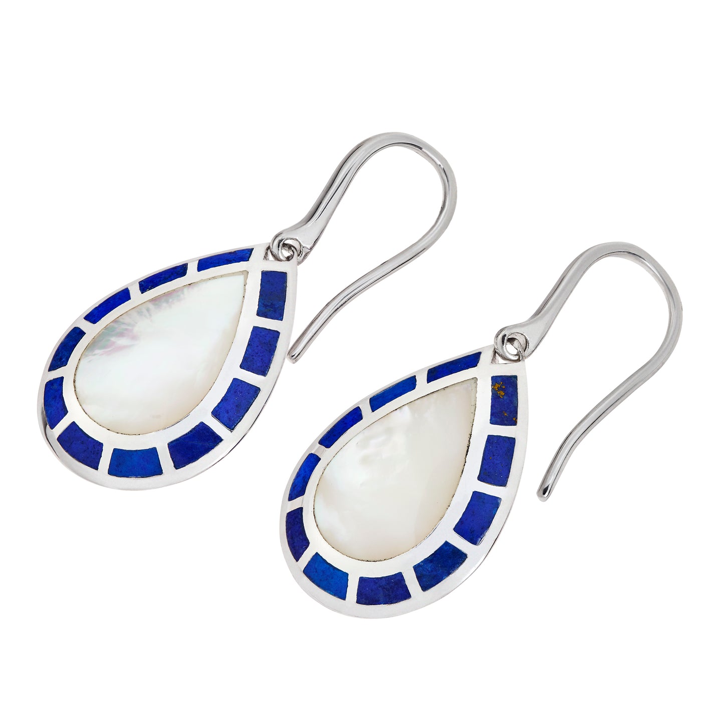 Dash Mother of Pearl Sterling Earrings