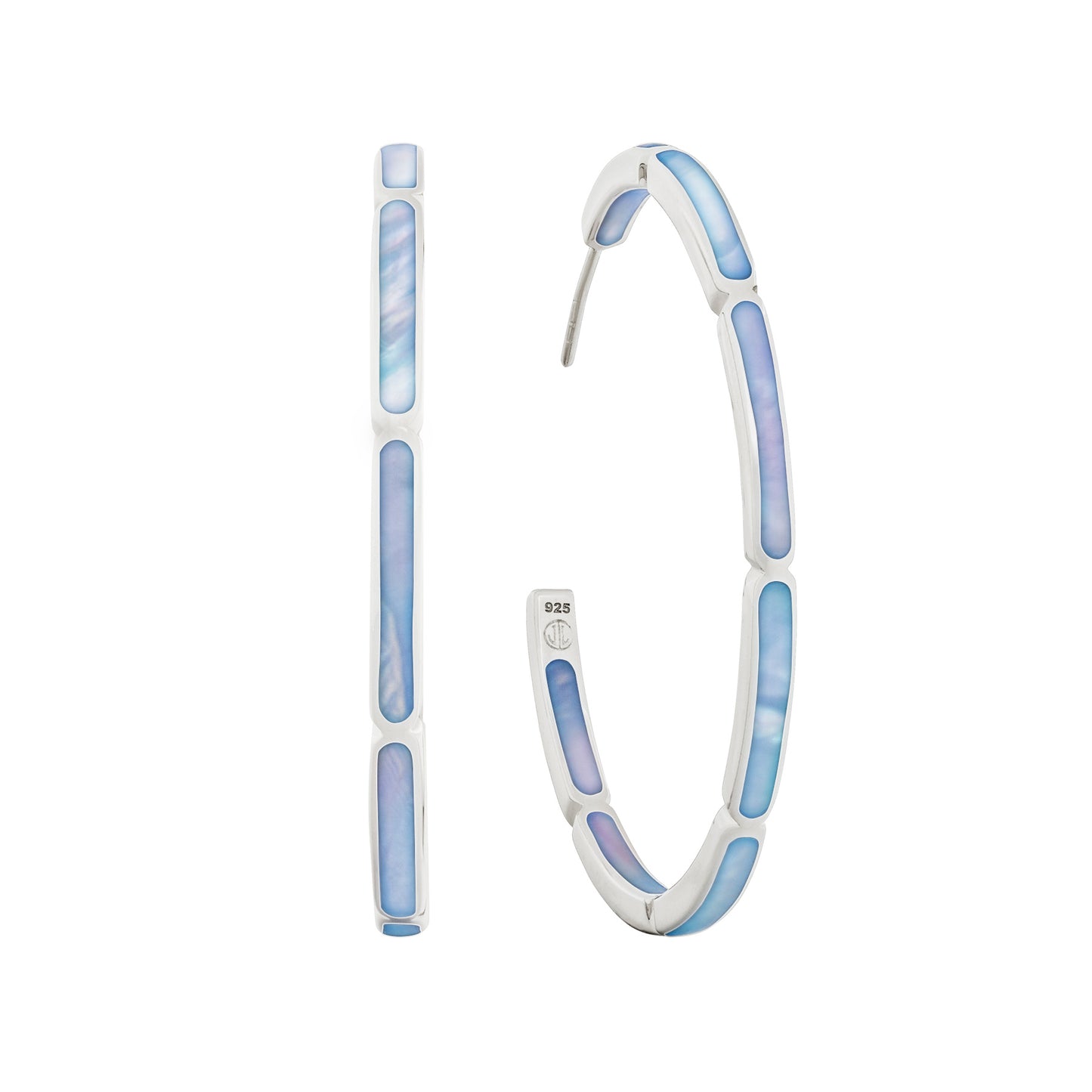 Dash Sterling Hoop Earrings