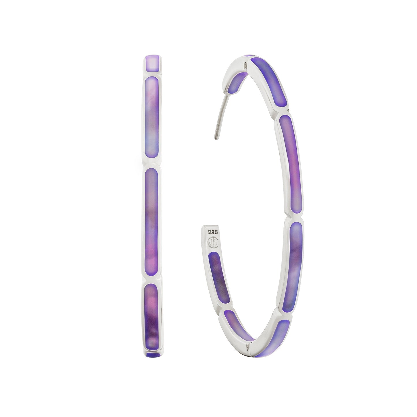 Dash Sterling Hoop Earrings