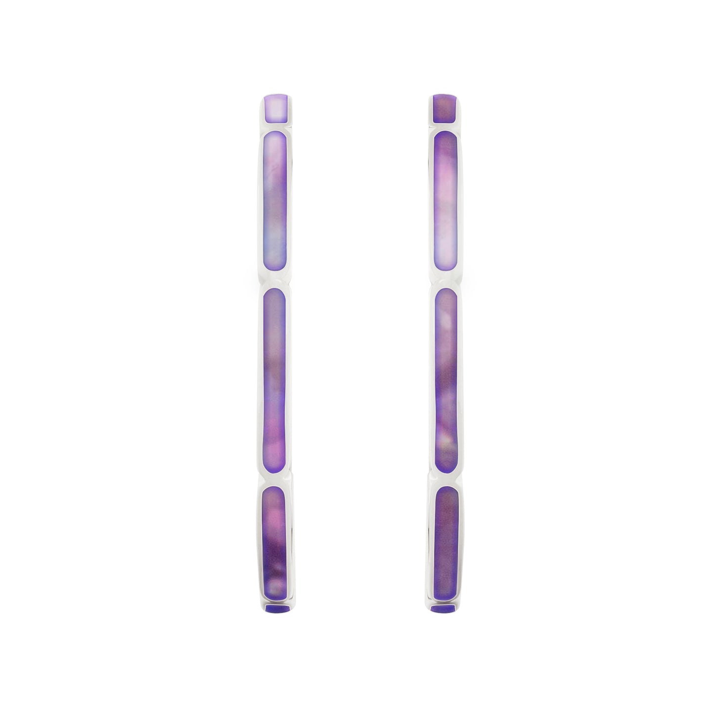Dash Sterling Hoop Earrings