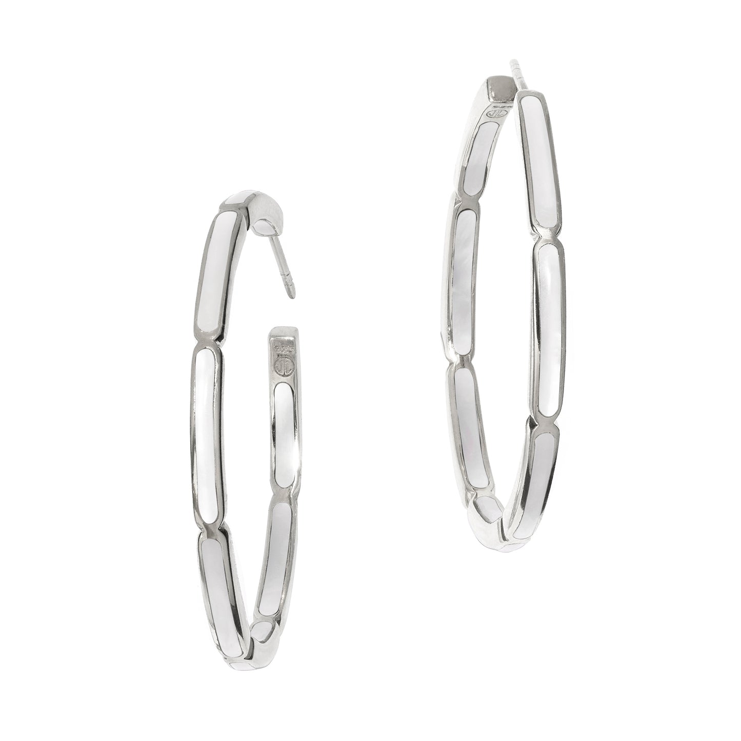 Dash Sterling Hoop Earrings