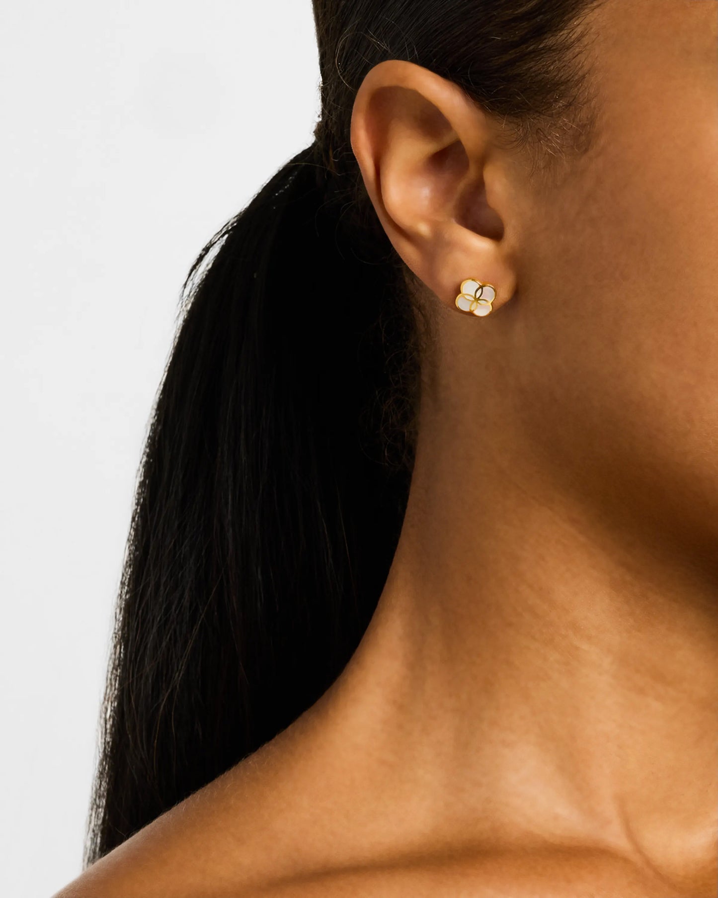 Petal Sterling Stud Earrings 2