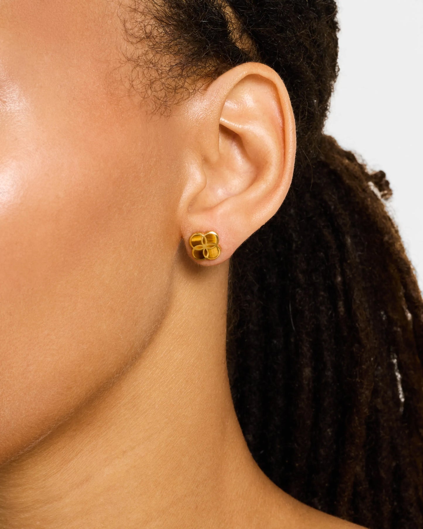 Petal Sterling Stud Earrings 2