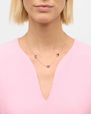 Triple Heart Gold Vermeil Sterling Necklace