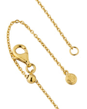 Heartline 5 Gold Vermeil Sterling Necklace