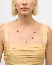 Heartline 5 Gold Vermeil Sterling Necklace