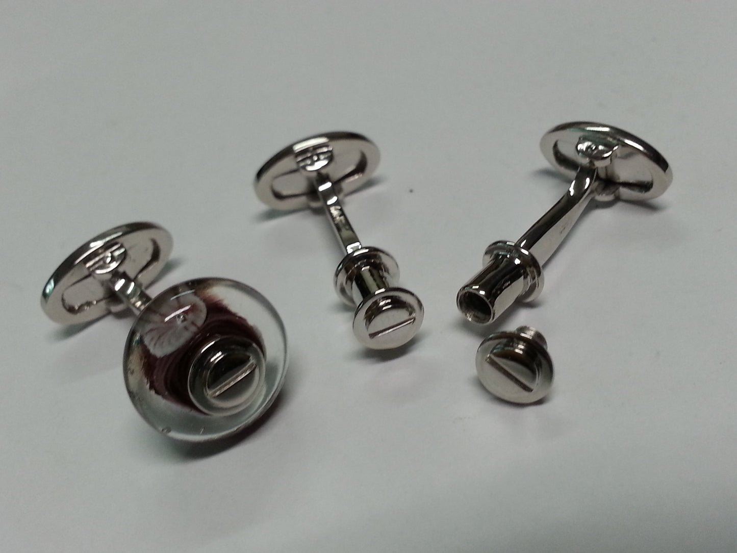 Murano Glass Bead Sterling Silver Cufflinks I Jan Leslie