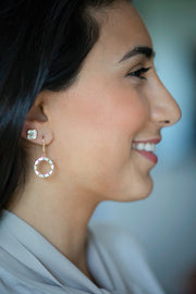 Petal Gold Vermeil Sterling Stud Earrings